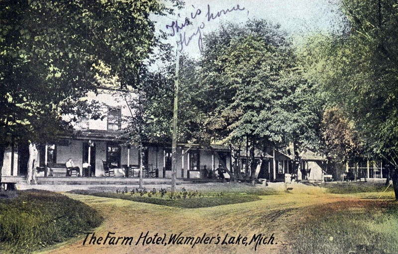 Farm Hotel - Vintage Postcard (newer photo)
